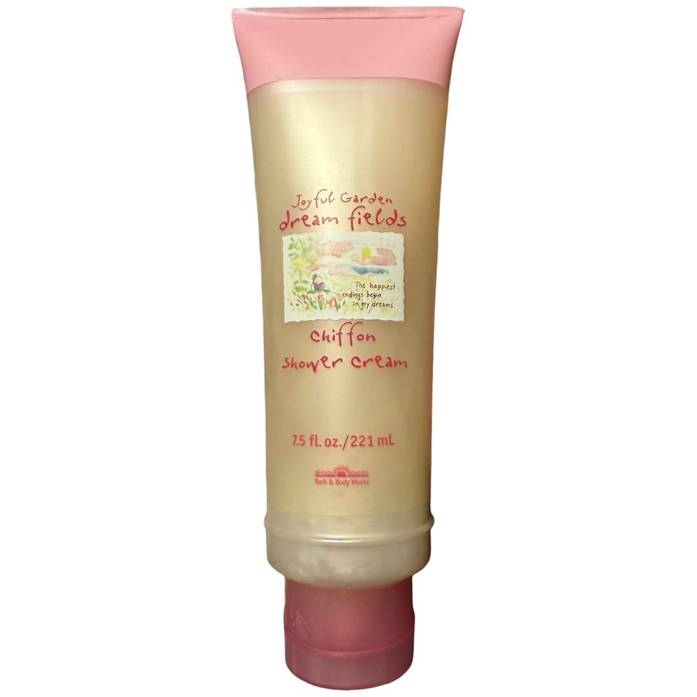 90s Y2K‎ Bath & Body Works Joyful Garden Dream Fields Chiffon Shower Cream Rare